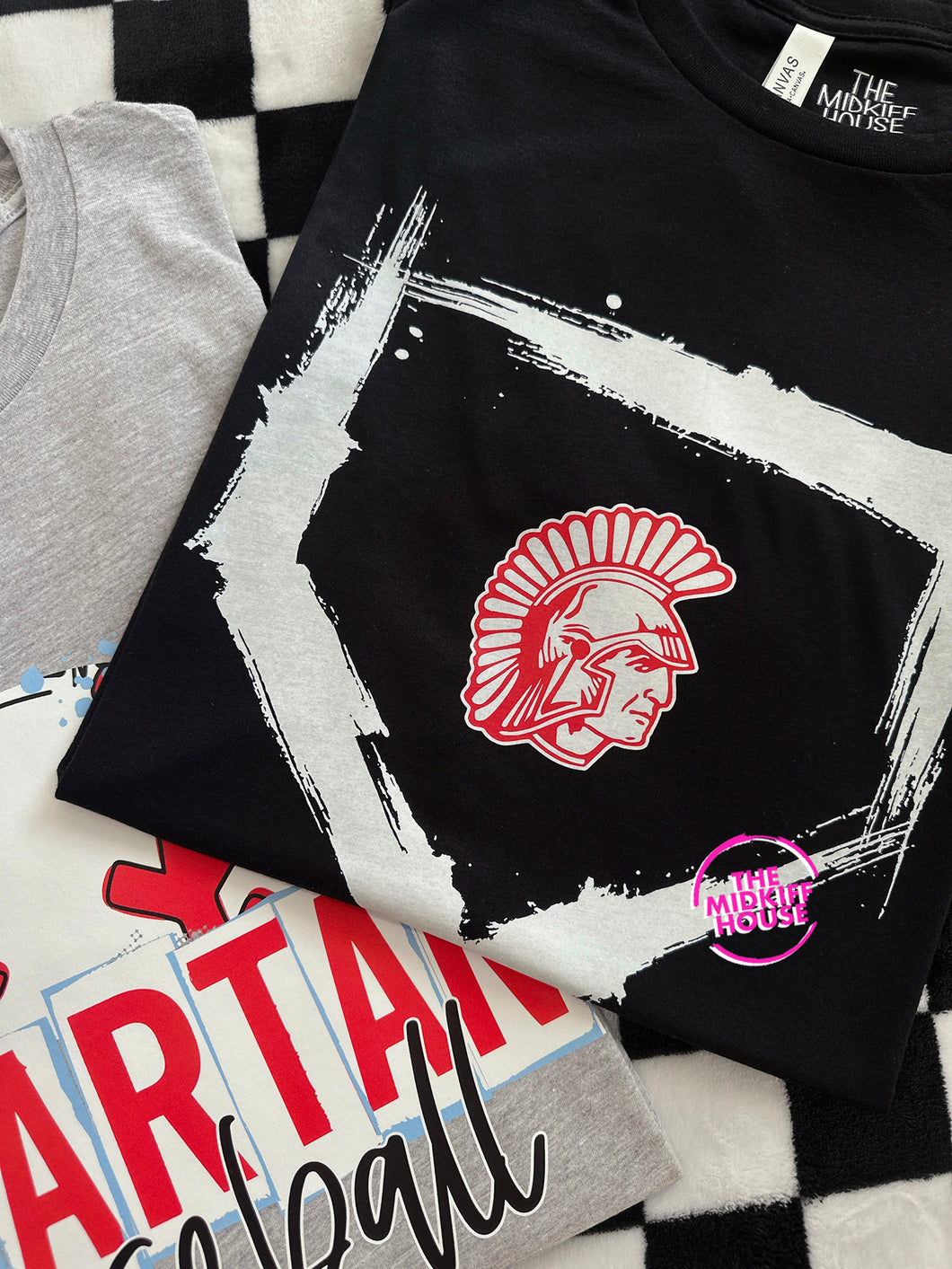 SPARTAN LOGO HOME PLATE TEE