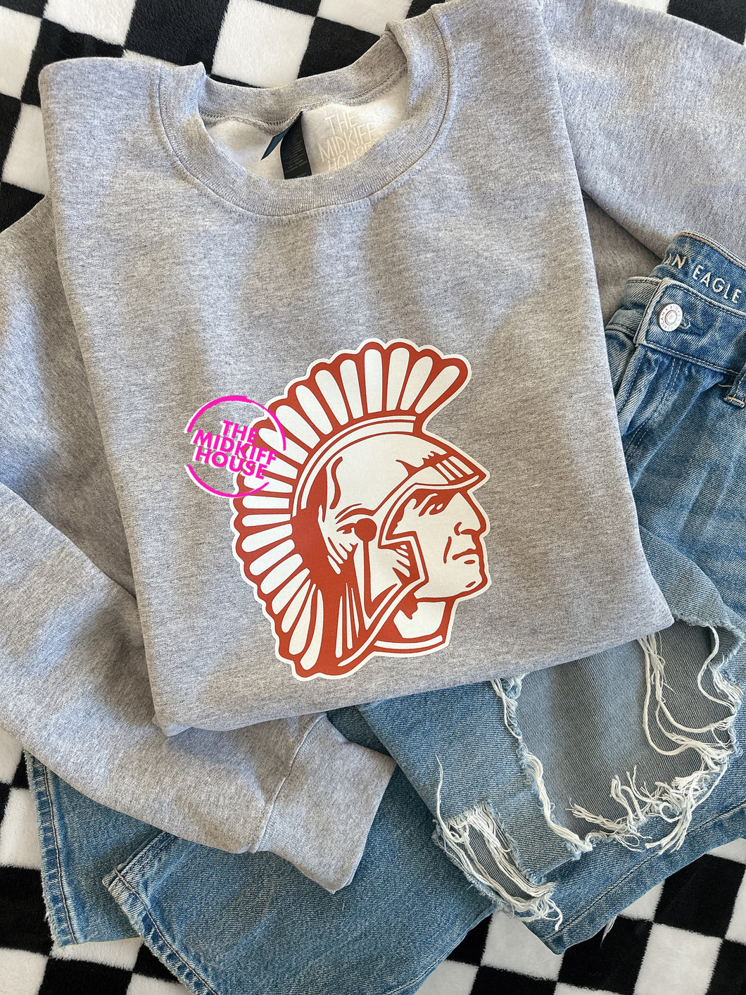 SPARTAN LOGO CREWNECK