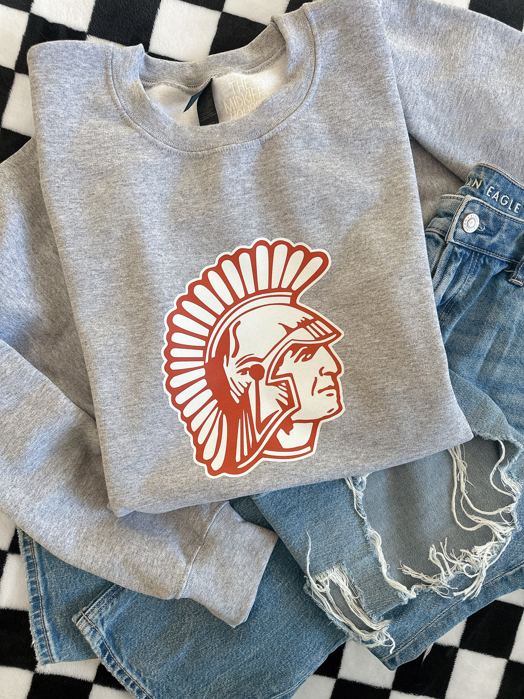 SPARTAN LOGO CREWNECK
