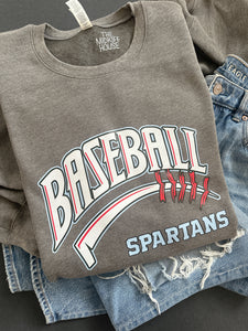 SPARTANS BASEBALL STITCHES CREWNECK
