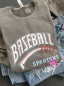 SPARTANS BASEBALL STITCHES CREWNECK