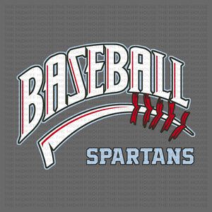 SPARTANS BASEBALL STITCHES CREWNECK