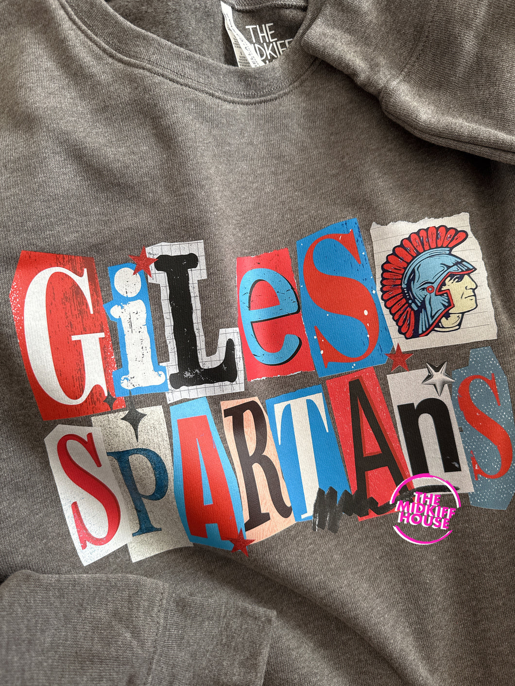 SPARTANS SCRAPBOOK CREWNECK