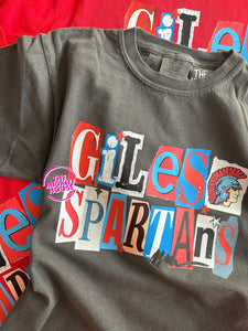 SPARTANS SCRAPBOOK TEE