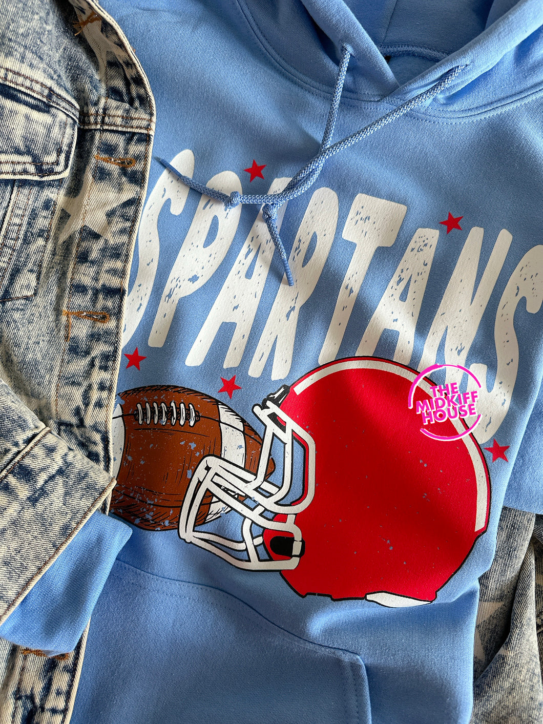 SPARTANS GRUNGE HELMET HOODIE