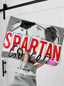 SPARTAN SOCCER SKETCH CREWNECK