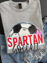 Load image into Gallery viewer, SPARTAN SOCCER SKETCH TEE
