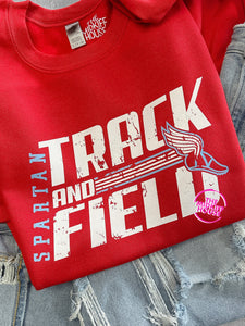 SPARTAN TRACK LINEAR CREWNECK