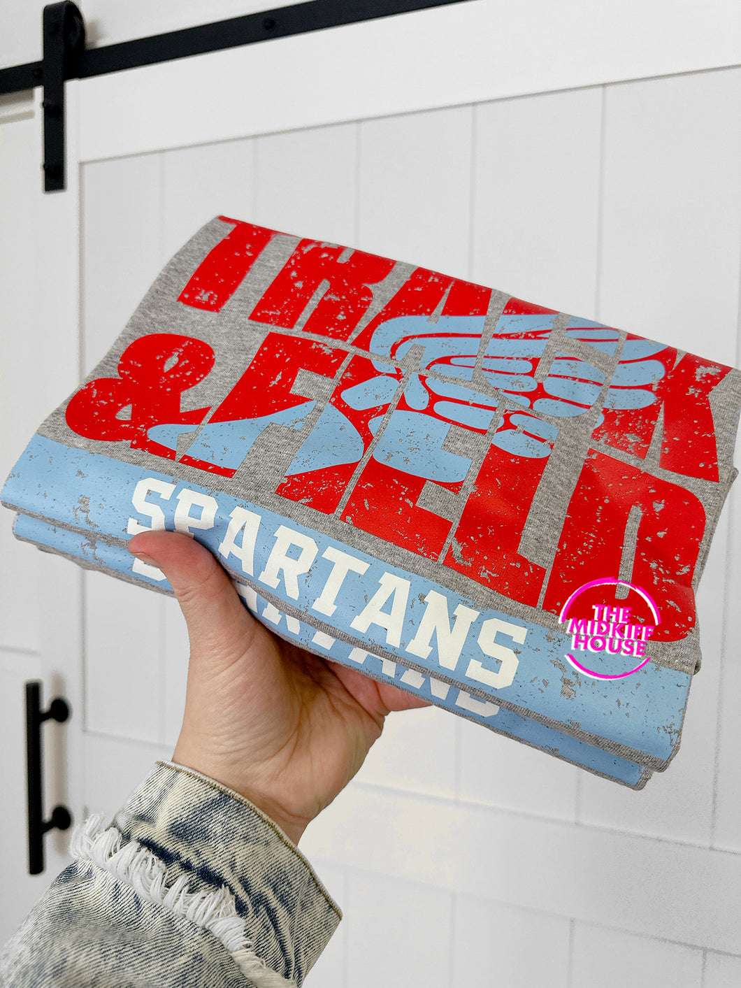 SPARTANS TRACK BOLD PRINT TEE