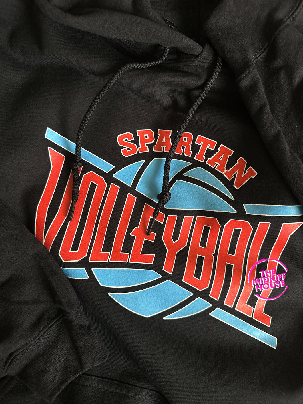 SPARTAN VOLLEYBALL CROSSED HOODIE