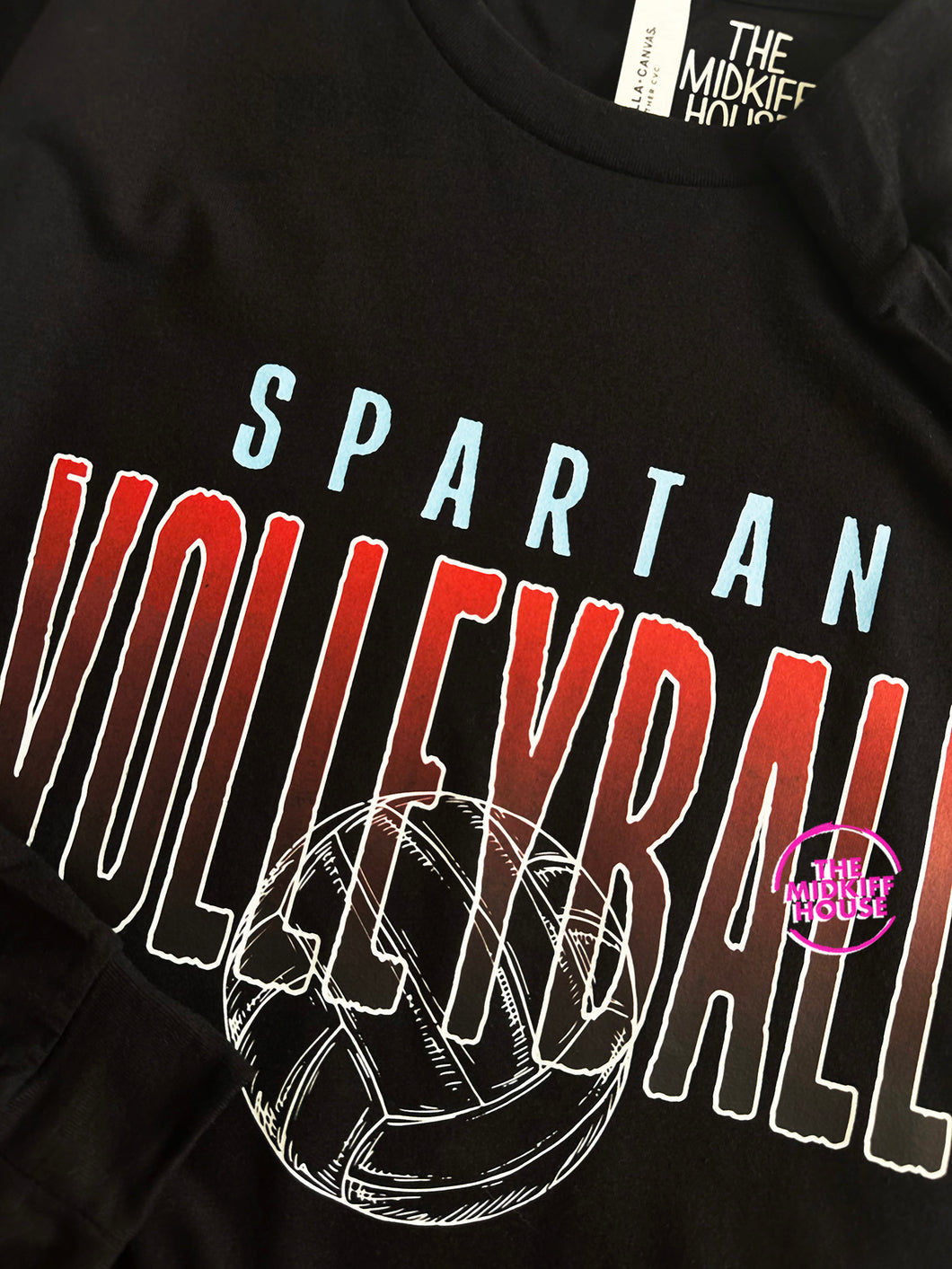 SPARTAN VINTAGE FADE VOLLEYBALL LONG SLV