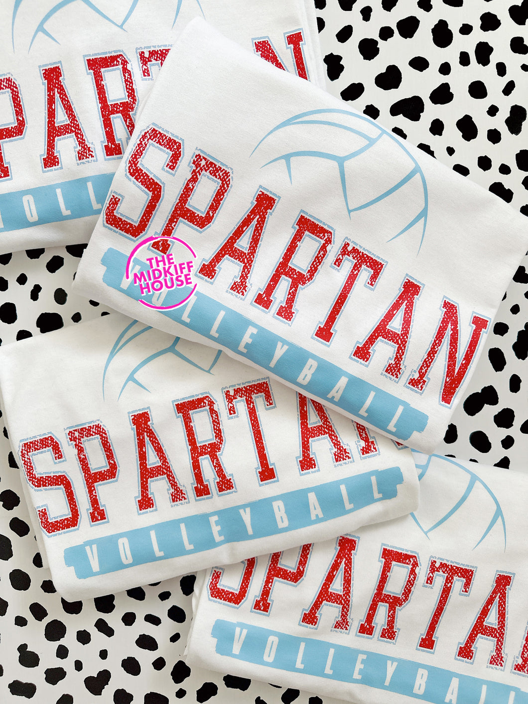 SPARTAN VOLLEYBALL JERSEY TITLE TEE