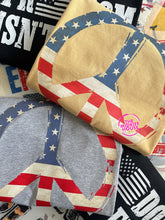 Load image into Gallery viewer, STARS + STRIPES PEACE TEE
