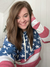 Load image into Gallery viewer, STARS + STRIPES HOODIE
