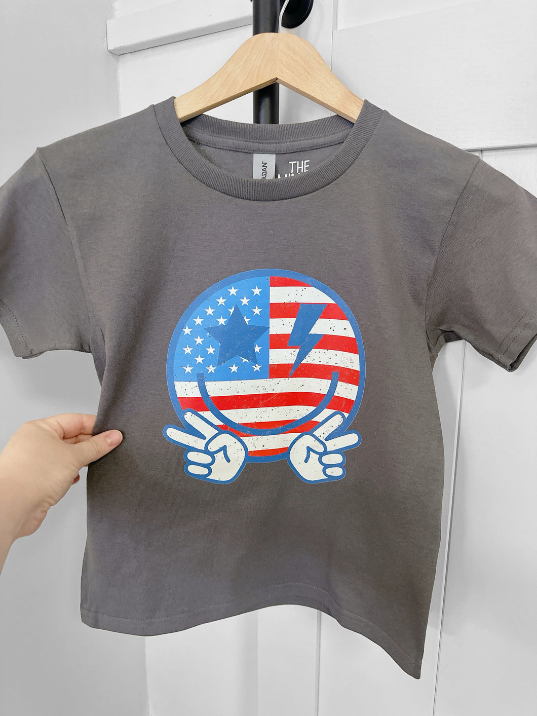 STARS AND STRIPES SMILE TEE