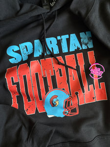 SPARTAN FOOTBALL BOLD HOODIE