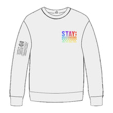 Load image into Gallery viewer, STAY CREWNECK WHITE
