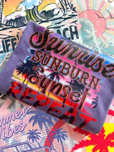 Load image into Gallery viewer, SUNRISE SUNBURN SUNSET REPEAT TEE
