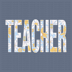 TEACHER BOLD DAISY TEE