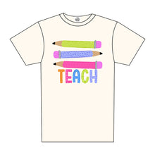 Load image into Gallery viewer, TEACH PENCILS TEE

