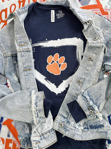 TIGERS LOGO HOME PLATE LONG SLV