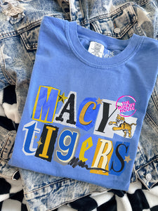 MACY TIGERS SCRAPBOOK TEE