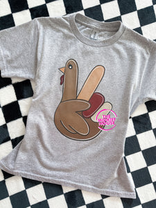 PEACE AND TURKEY GREASE TEE