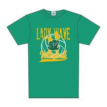 Load image into Gallery viewer, LADY WAVE VOLLEYBALL VINTAGE STAMP TEE
