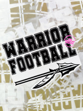 Load image into Gallery viewer, WARRIOR FOOTBALL STICKER
