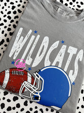 Load image into Gallery viewer, WILDCATS GRUNGE HELMET TEE
