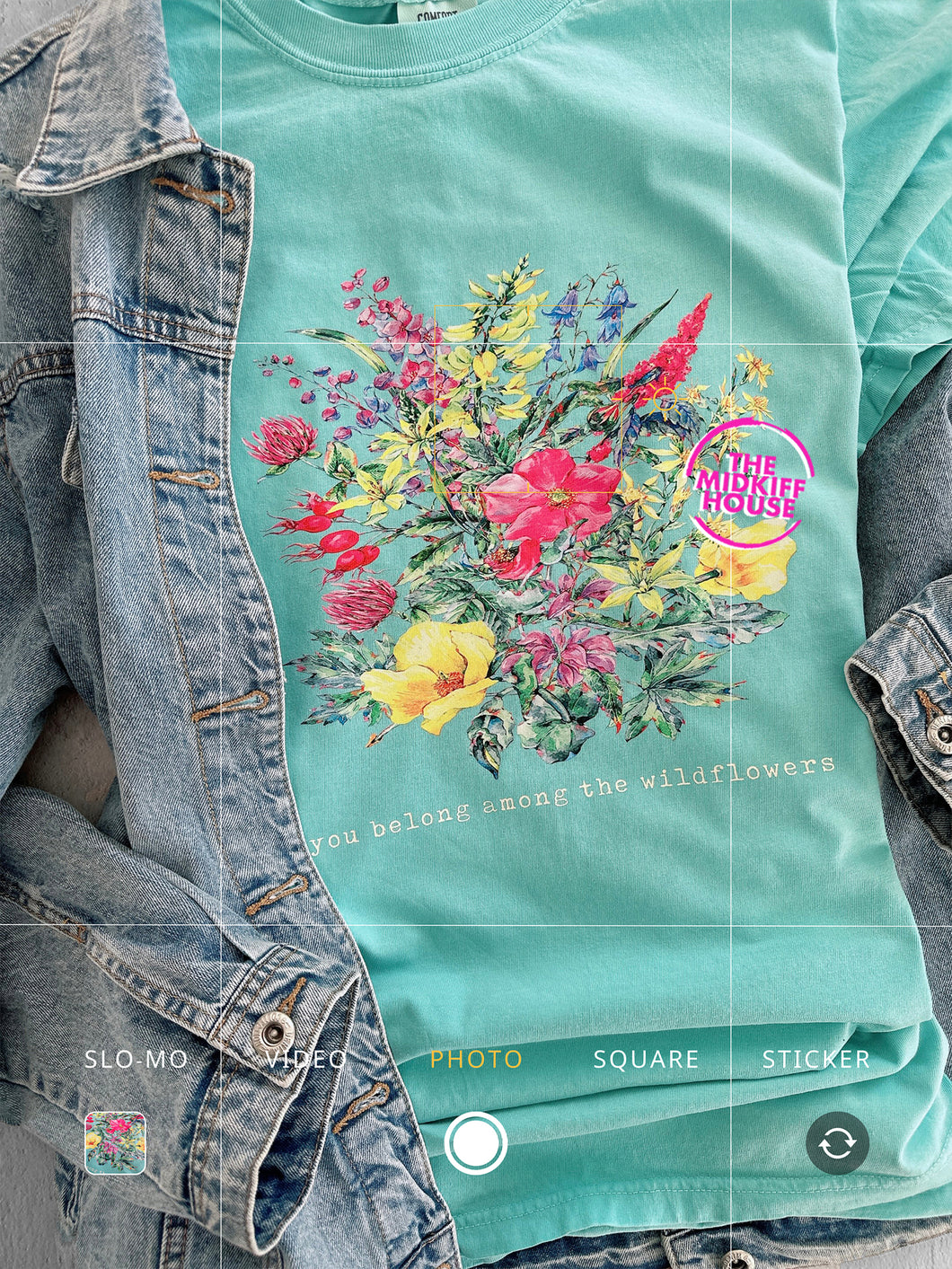 AMONG THE WILDFLOWERS TEE