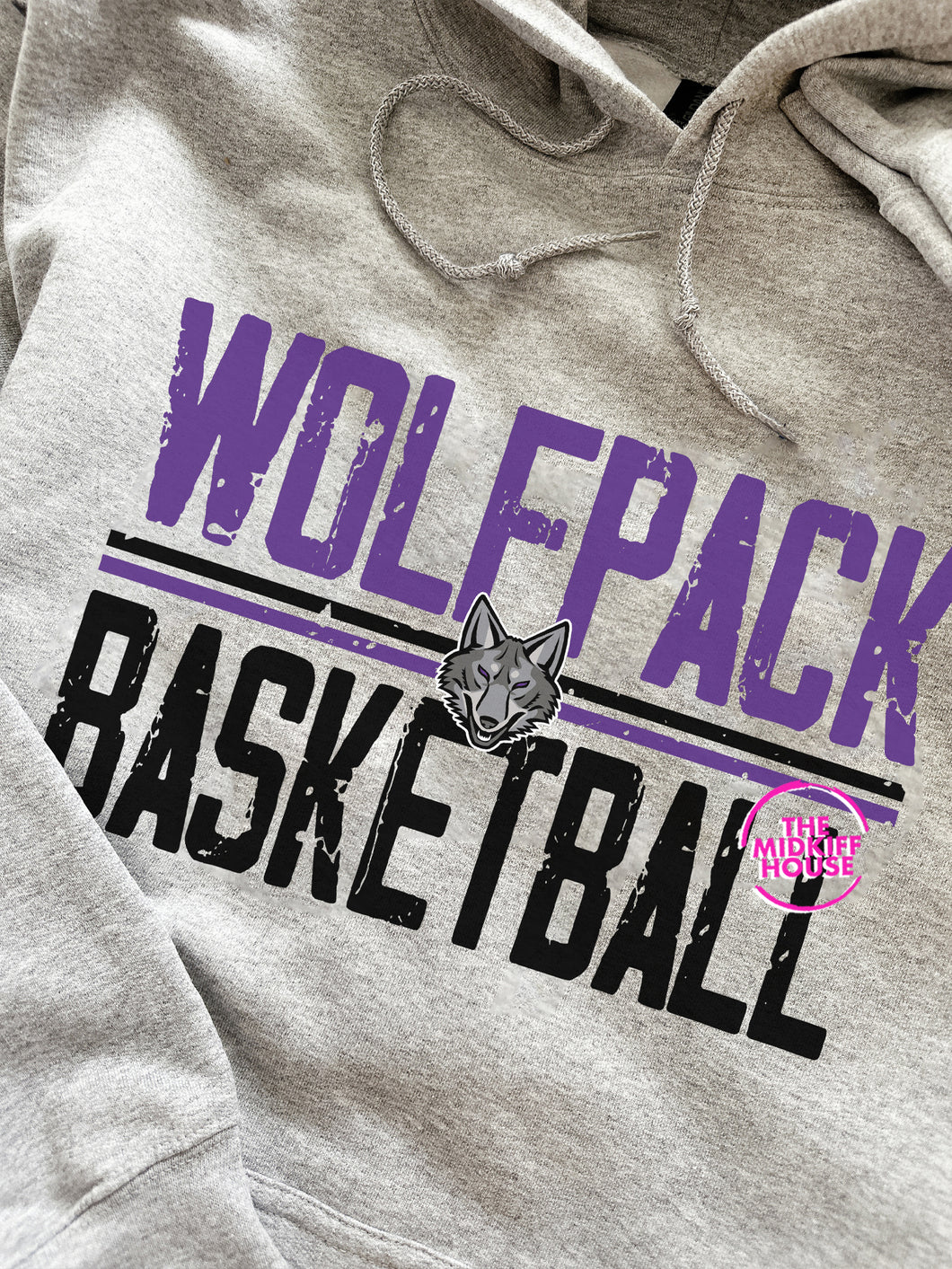WOLFPACK RETRO BLOCK HOODIE
