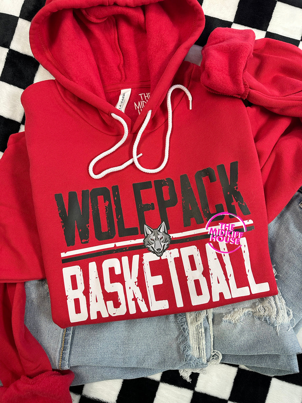 WOLFPACK RETRO BLOCK HOODIE