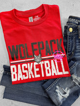 Load image into Gallery viewer, WOLFPACK RETRO BLOCK TEE
