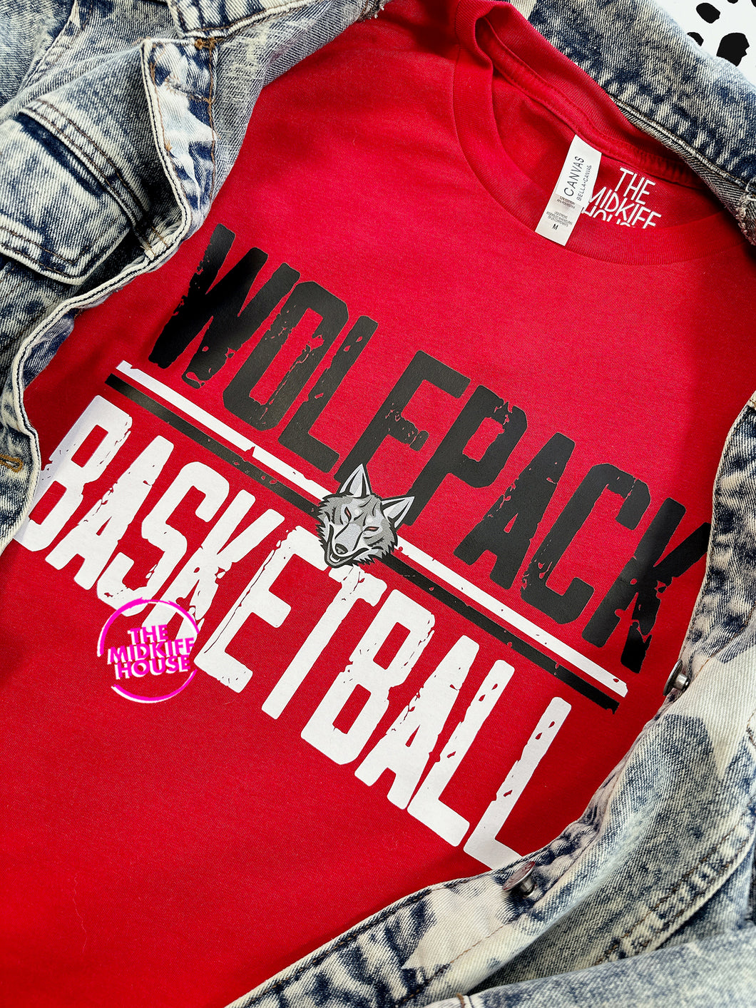 WOLFPACK RETRO BLOCK TEE