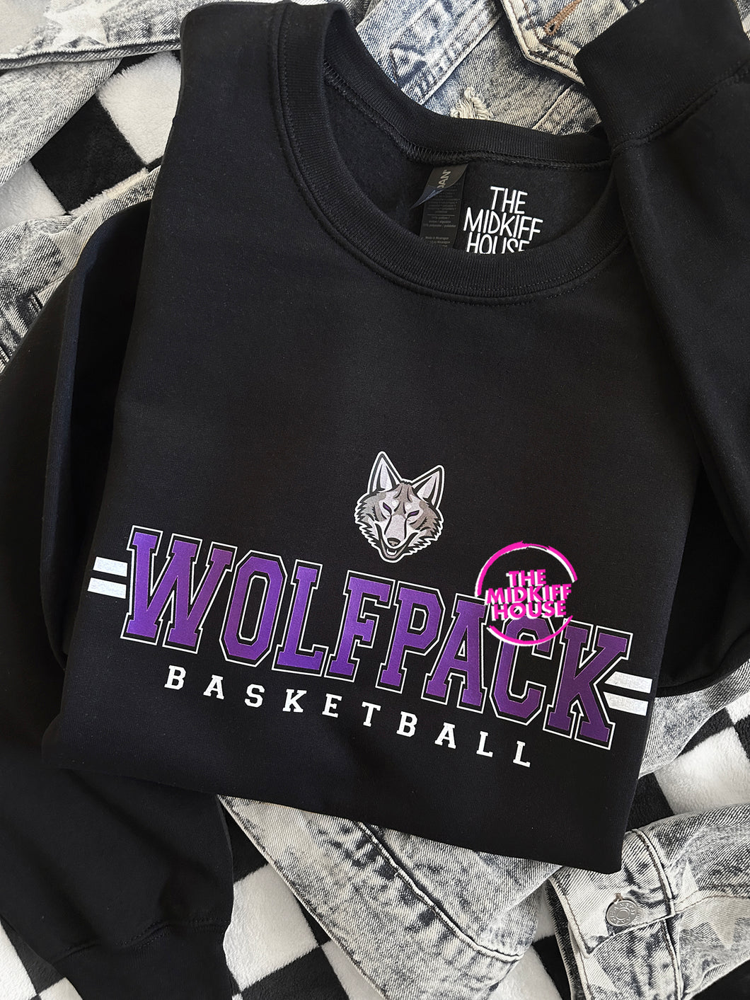 WOLFPACK SIDELINES CREWNECK