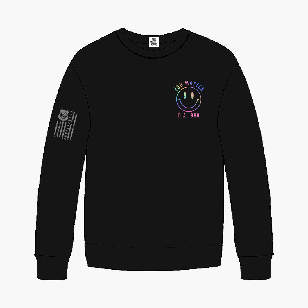 YOU MATTER CREWNECK (BLACK)