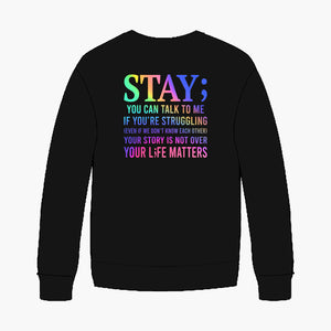 YOU MATTER CREWNECK (BLACK)