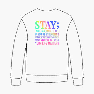 YOU MATTER CREWNECK (WHITE)