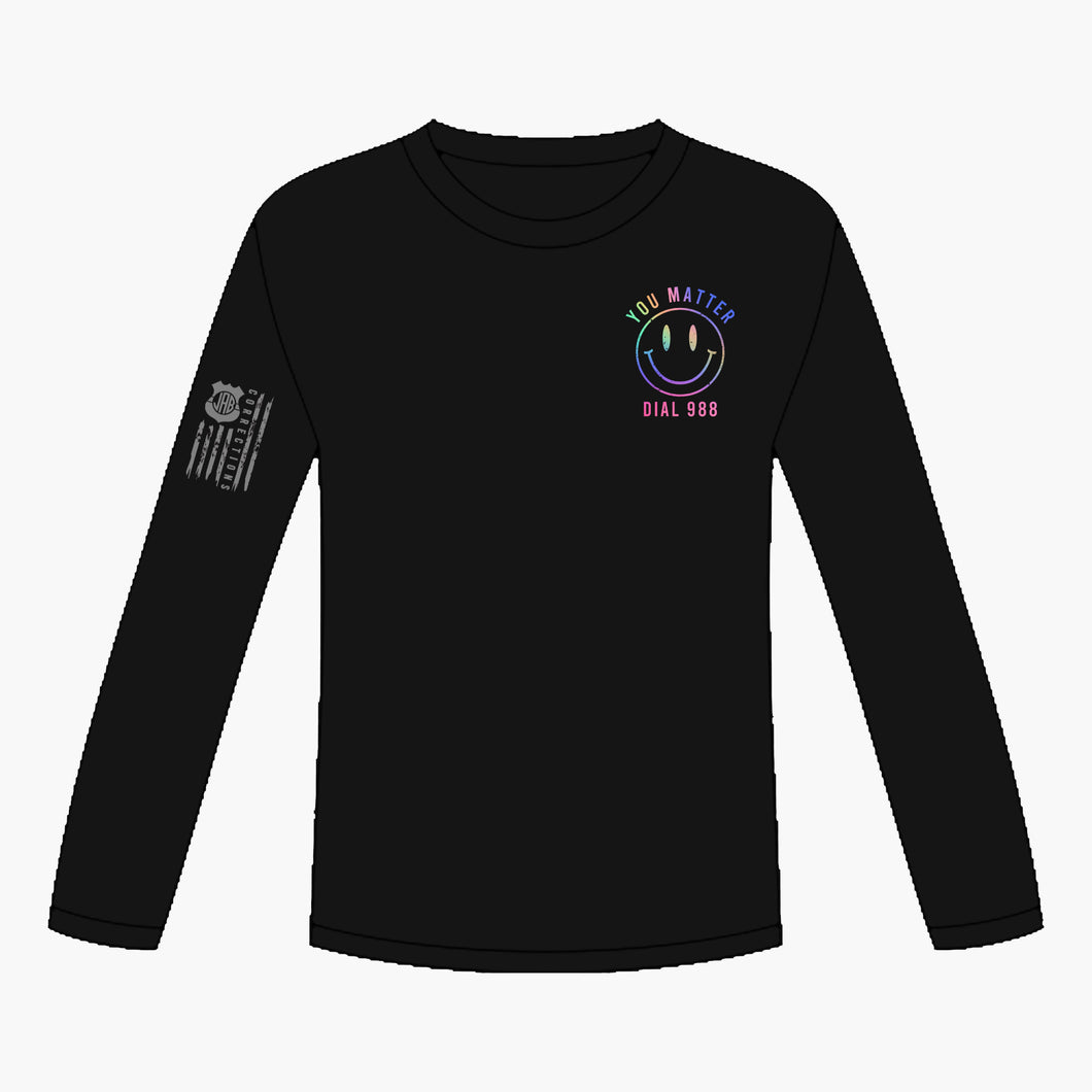 YOU MATTER LONG SLV (BLACK)