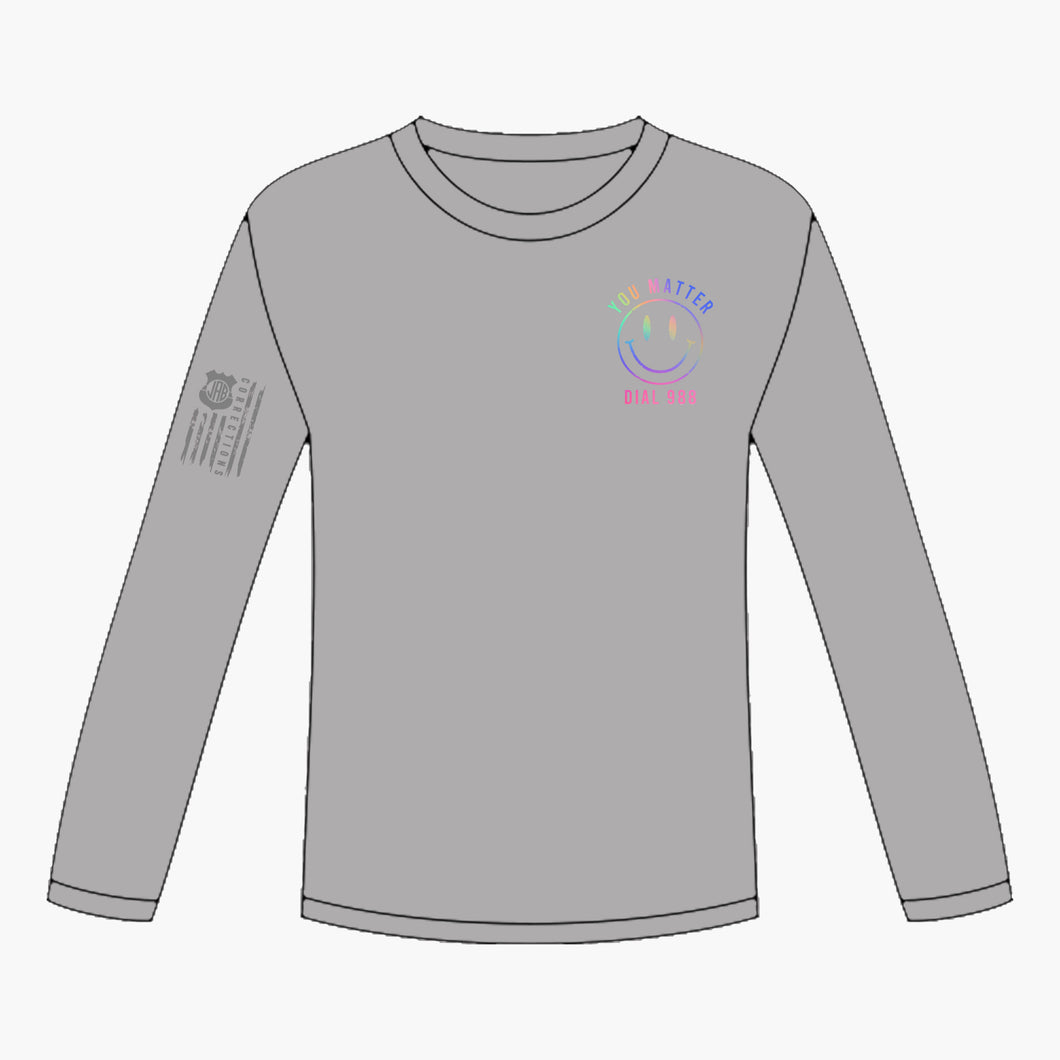 YOU MATTER LONG SLV (GRAY)