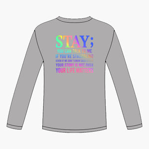 YOU MATTER LONG SLV (GRAY)