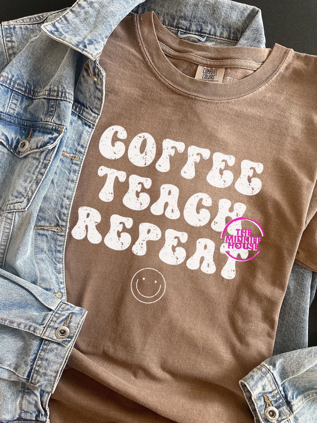 COFFEE TEACH REPEAT TEE