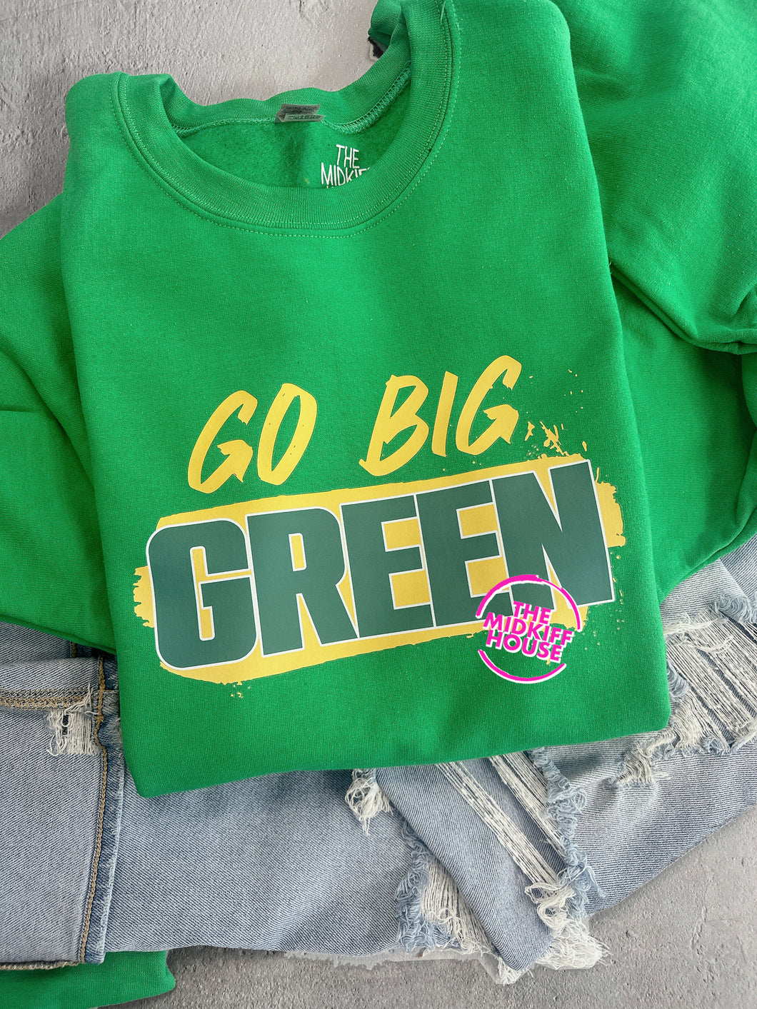 SALE! GO BIG GREEN CREWNECK
